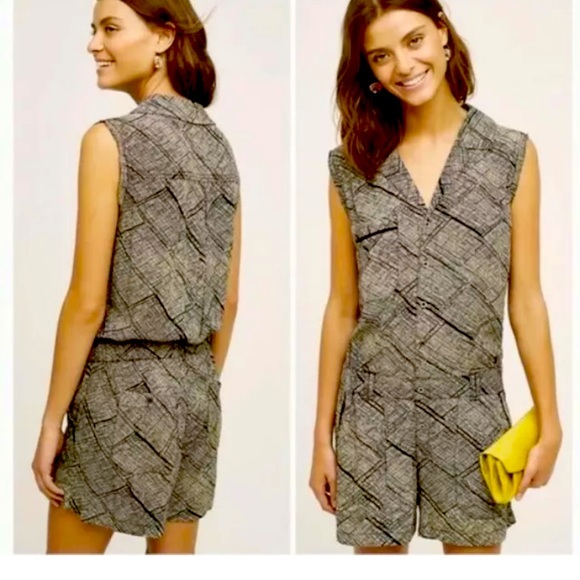 Hei Hei printed romper from Anthropologie. - Picture 1 of 7